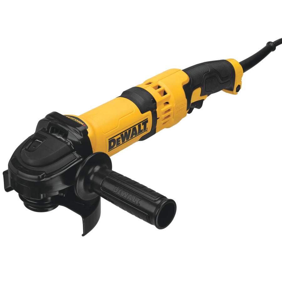 120 V 5 in to 6 in Rat Tail Angle Grinder with No Lock-On Trigger Switch 13 Amp