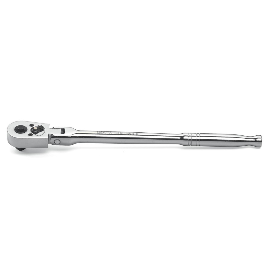45 Tooth Quick Release Flex Head Teardrop Ratchet Wrench, 3/8 in Drive